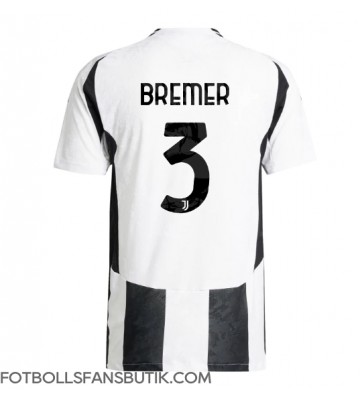 Juventus Gleison Bremer #3 Replika Hemmatröja 2024-25 Kortärmad